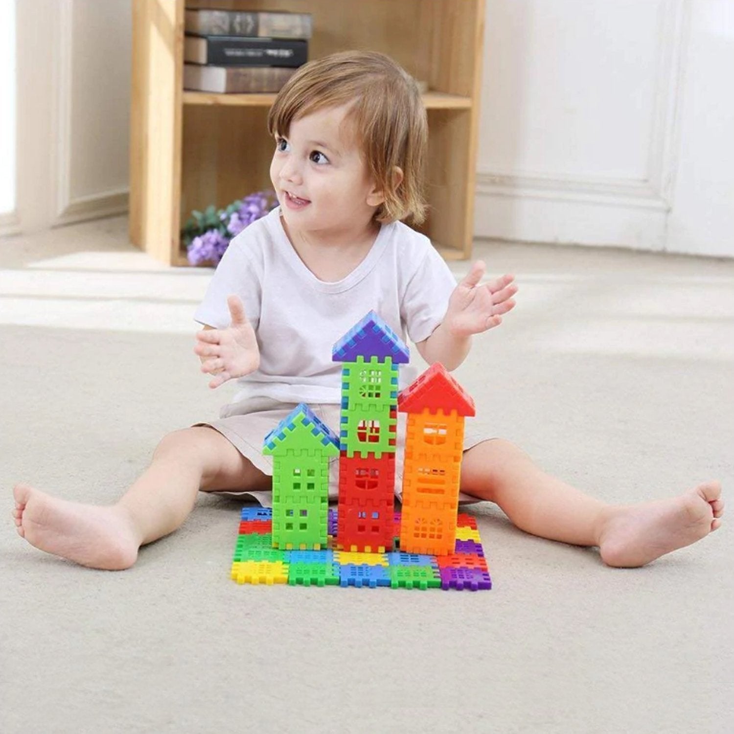 3911 200 Pc House Blocks Toy used in all kinds of household and official places specially for kids and children for their playing and enjoying purposes. 3911 200 Pc House Blocks Toy used in all kinds of household and official places specially for kids and children for their playing and enjoying purposes.